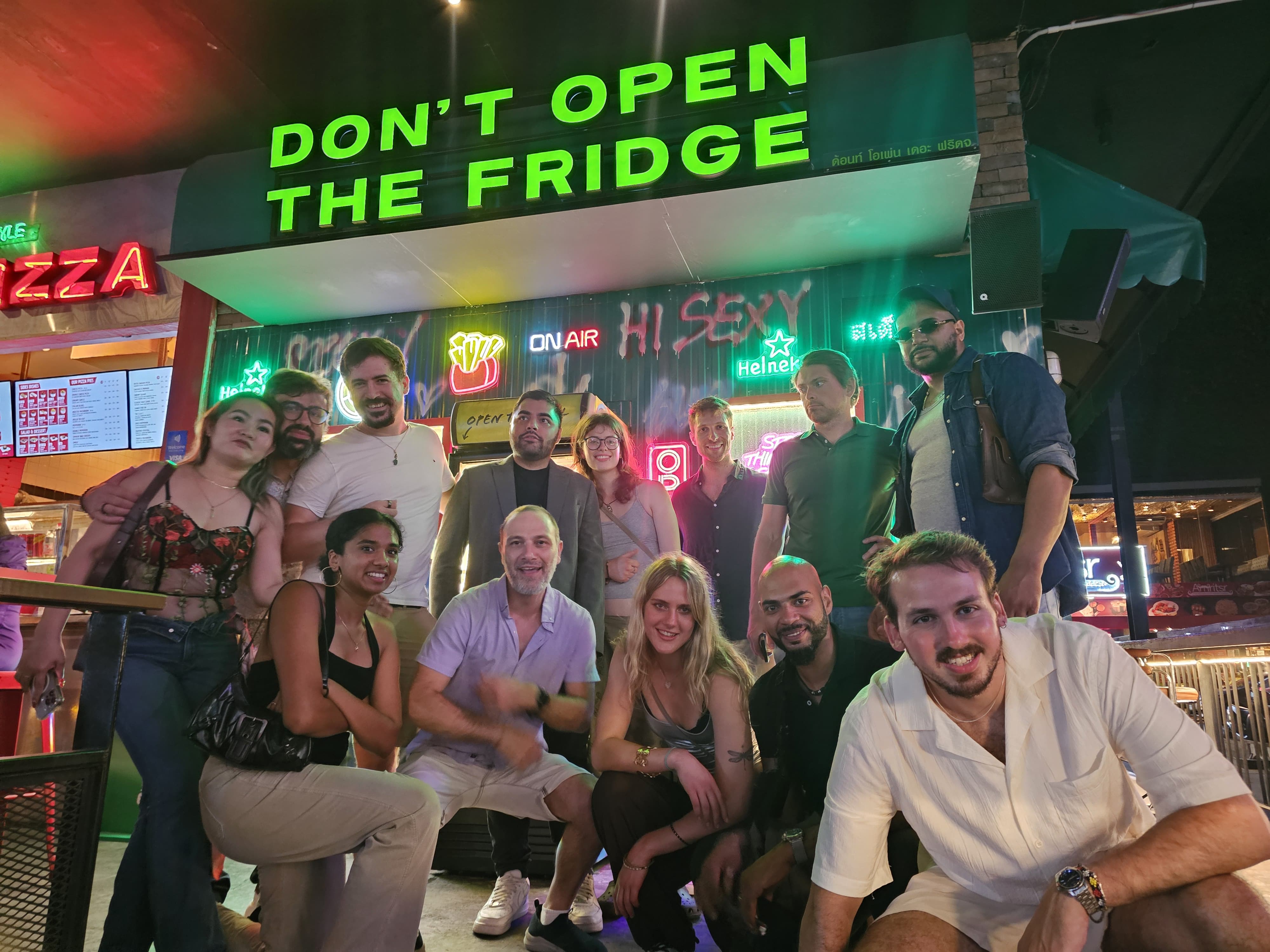 Inside Don't Open The Fridge Speakeasy